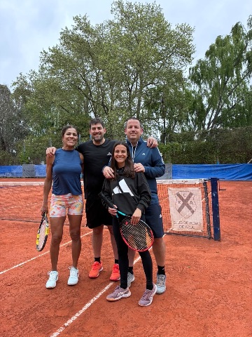 Foto de Adriana Monteiro / Juan José Macalusso vs. Mercedes Villanueva / Leandro Camino